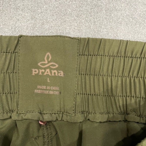 [L]PrAna Green Bindu Pant Jogger Sweatpants with Elastic Waistband - Picture 7 of 13